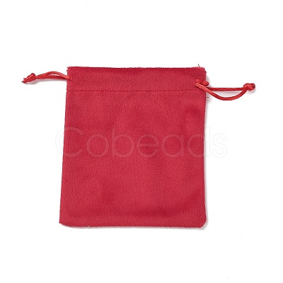 Velvet Jewelry Drawstring Storage Pouches ABAG-P013-02B-03-1