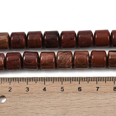 Natural Red Jasper Beads Strands G-G275-D25-10x10mm-1