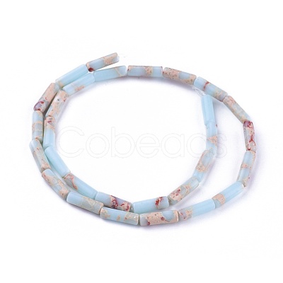 Synthetic Imperial Jasper Beads Strands G-L496-A07-1