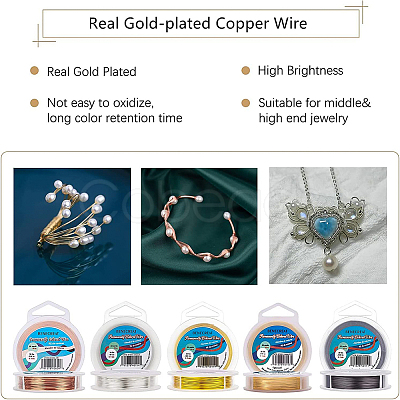 Round Craft Copper Wire CWIR-BC0001-0.6mm-AB-1