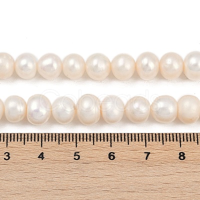 Natural Cultured Freshwater Pearl Beads Strands PEAR-I007-07J-06B-1