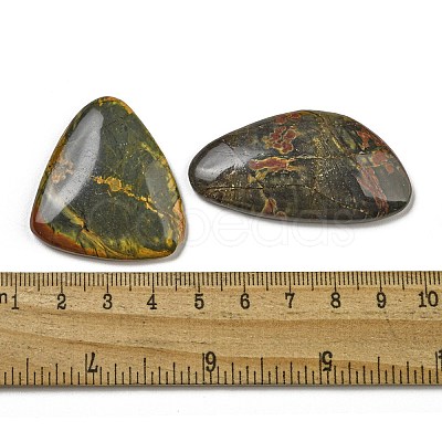 Natural Polychrome Jasper/Picasso Stone/Picasso Jasper Cabochons G-B108-01-1