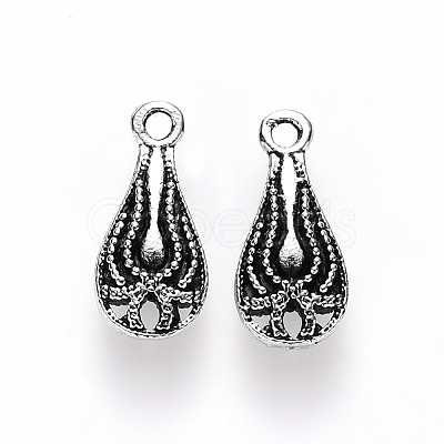 Tibetan Style Alloy Charms X-TIBE-S320-176AS-LF-1