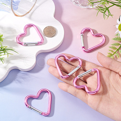5Pcs Zinc Alloy Spring Gate Rings FIND-TA0009-73M-1