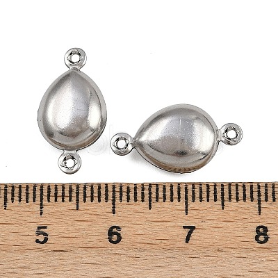 304 Stainless Steel Connector Charms STAS-L297-06P-1