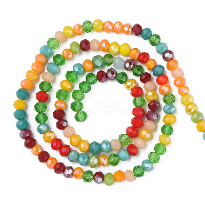 Glass Beads Strands GLAA-N051-11E-1