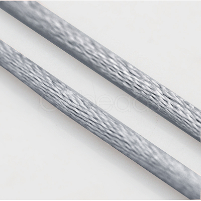 Nylon Satin Rattail Cords NWIR-O001-B-04-1