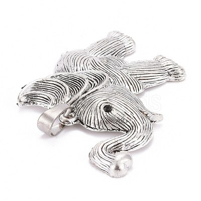 Tibetan Style Alloy Big Pendants PALLOY-I206-01AS-1