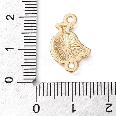Fruit Theme Alloy Enamel Connector Charms AL-CBA95F4-01KCG-02-1