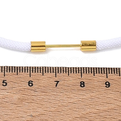 Adjustable Nylon Cord Necklace Making KK-CBACFA2-02G-34-1