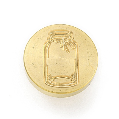 Wax Seal Brass Stamp Head AJEW-G056-01E-1