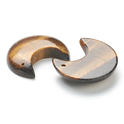 Natural Tiger Eye Pendants G-A182-01C-1