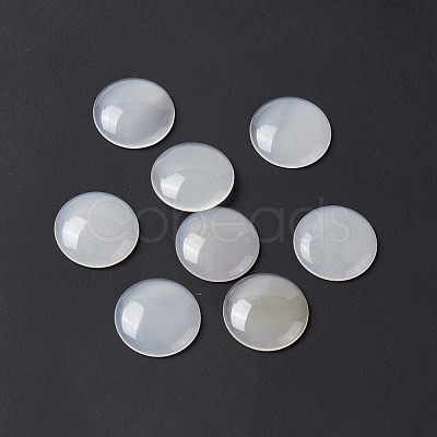Natural White Agate Cabochons G-C247-05B-1
