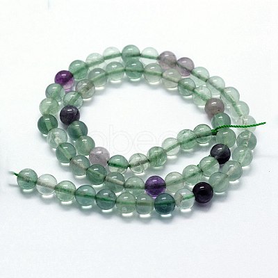 Natural Fluorite Beads Strands G-I199-12-10mm-1
