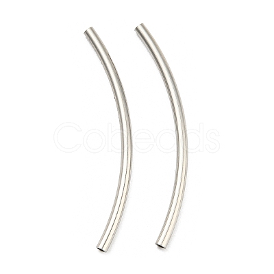 Non-Tarnish 304 Stainless Steel Tube Beads STAS-B047-27O-P-1