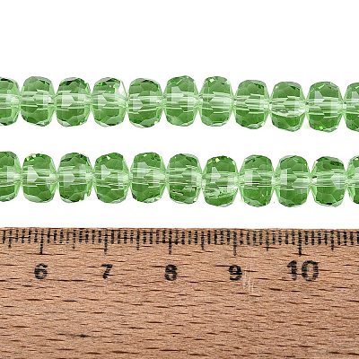 Transparent Glass Beads Strands GLAA-Q114-01A-A10-1