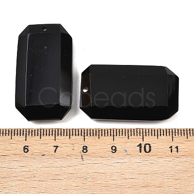 Natural Obsidian Pendants G-H325-03H-1