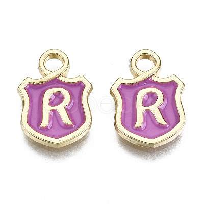Alloy Enamel Charms ENAM-T012-03R-RS-1