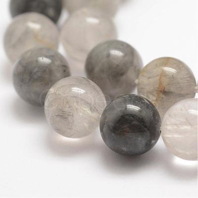 Natural Cloudy Quartz Beads Strands G-E376-8mm-01-1