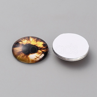 Glass Cabochons LS-GLAA-WH0033-75F-07-1