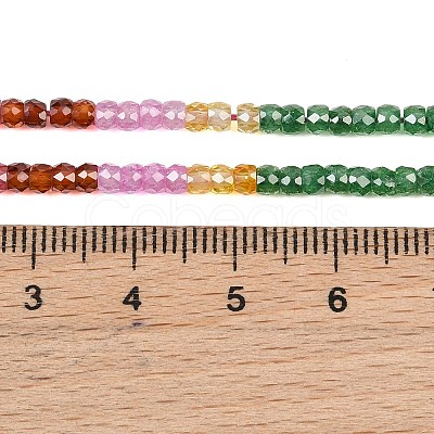 Cubic Zirconia Beads Strands ZIRC-P125-2x3mm-36-1