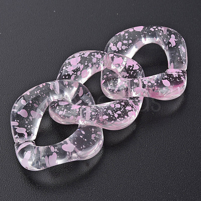 Transparent Acrylic Linking Rings OACR-N009-016A-10-1