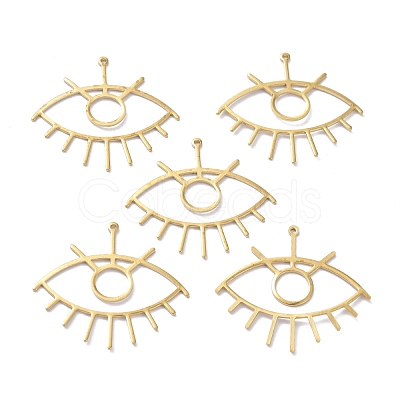 Brass Pendants KK-I010-05C-1