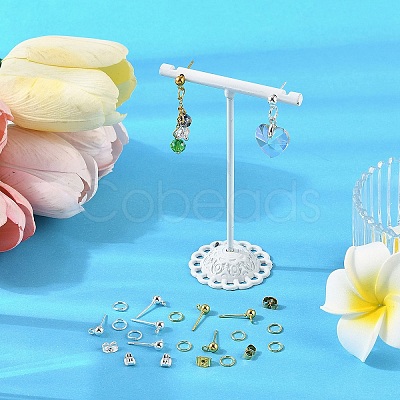 Iron Ball Stud Earring Findings & Ear Nuts & Open Jump Rings IFIN-YW0003-69-1