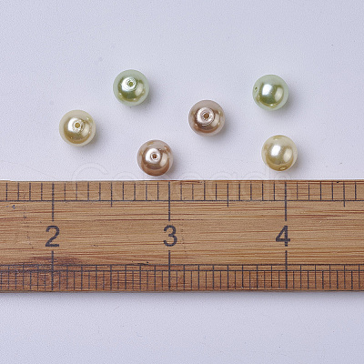 Glass Pearl Bead Sets HY-JP0001-03-K-1