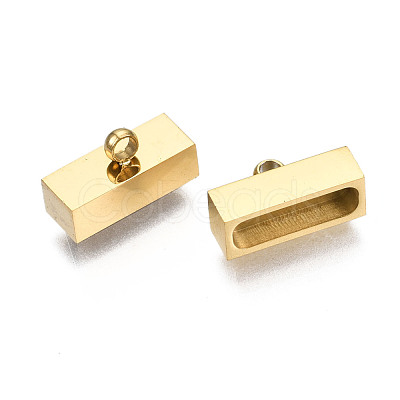 201 Stainless Steel Cord Ends STAS-T052-44B-G-1