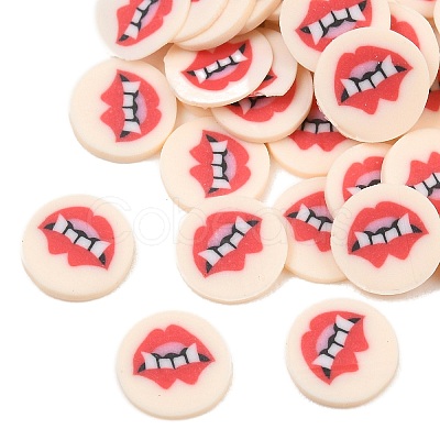 Handmade Polymer Clay Cabochons CLAY-A007-09A-1