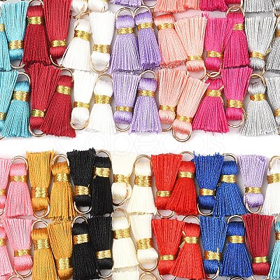 20Pcs Handmade Polycotton(Polyester Cotton) Tassel Decorations FIND-FS0003-27C-1