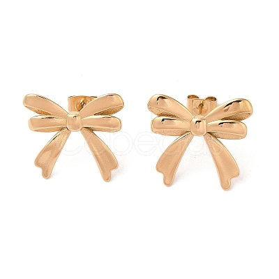 304 Stainless Steel Stud Earrings EJEW-S227-30G-08-1