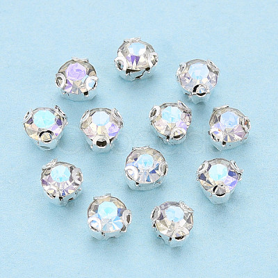 Sew on Rhinestone Montee Beads KK-T071-01G-01-1