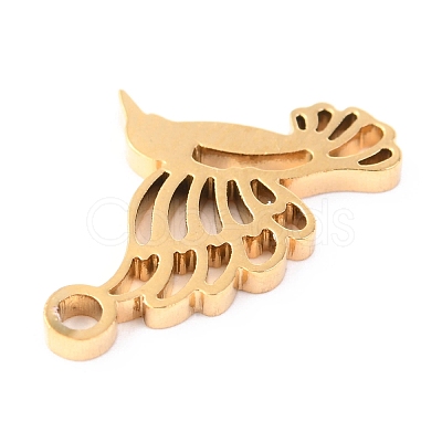 304 Stainless Steel Pendants STAS-O142-37G-1