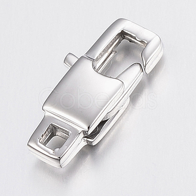 Tarnish Resistant 304 Stainless Steel Lobster Claw Clasps Hand Polished STAS-K167-03P-1