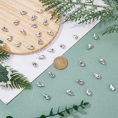 100Pcs Teardrop Sew on Rhinestone RGLA-DC0001-05-1