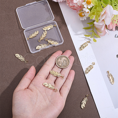 12Pcs Brass Pendants KK-BBC0027-66-1