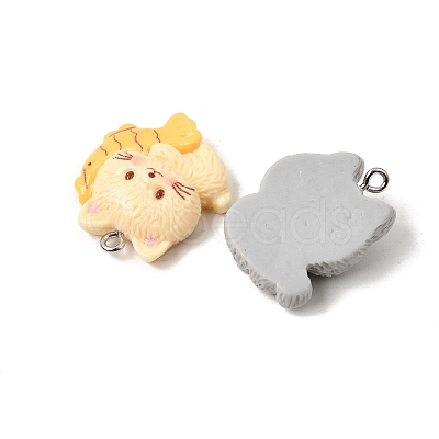 Opaque Resin Pendants RE-CBA06E9-03P-1