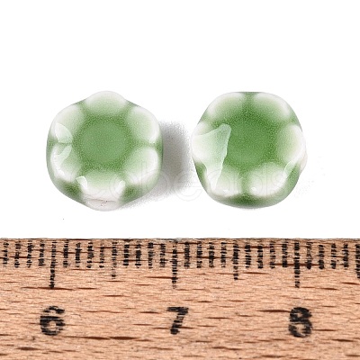 Vintage Handmade Porcelain Beads PORC-N013-25-15-1