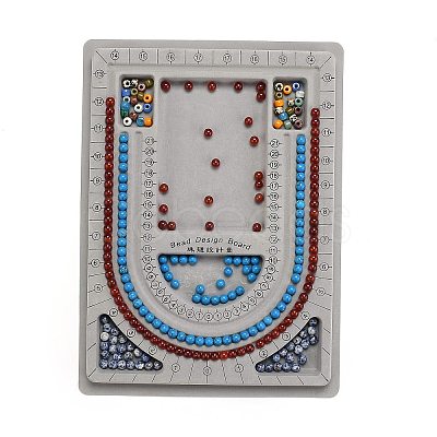 Plastic Bead Design Boards for Necklace Design TOOL-H003-1-1