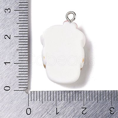 Opaque Resin Pendants LS-RESI-S403-03H-1