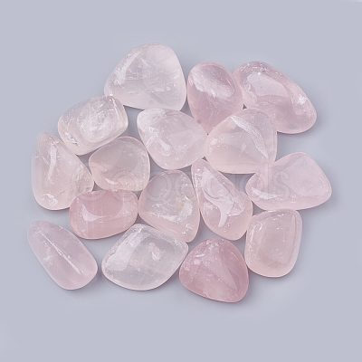 Natural Madagascar Rose Quartz Beads G-T097-11-1