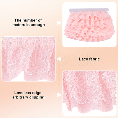 1Pc Polyester Lace Ribbon OCOR-MA0001-44A-1