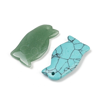 Natural & Synthetic Mixed Stone Pendants G-G275-05-1