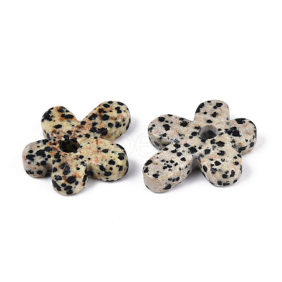 Natural Dalmatian Jasper Pendants G-T142-44H-1