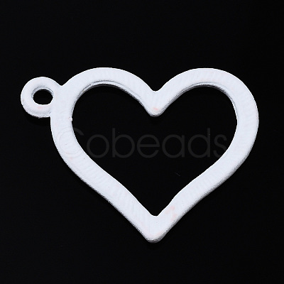 Spray Painted Alloy Pendants PALLOY-Q434-013A-NR-1