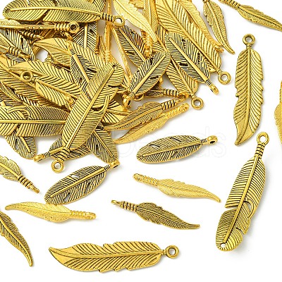 60Pcs Tibetan Style Alloy Pendants TIBEP-FS0001-20-1
