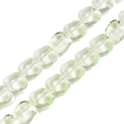 Electroplate Glass Beads Strands EGLA-N012-07E-1