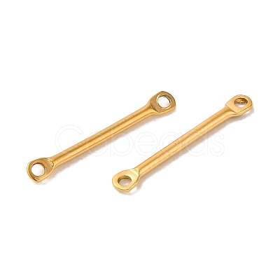 Ion Plating(IP) 304 Stainless Steel Connector Charms STAS-Q323-04D-G-1
